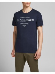 jack&jones μπλουζα jjejeans tee ss o-neck noos 21/22 12190510-navy blazer navyblue