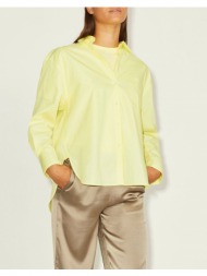jjxx πουκαμισο jxjamie ls relaxed poplin shirt noos 12200353-elfin yellow lightyellow