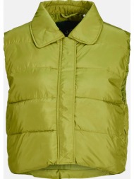 jjxx jxellinor recycle padded vest sn μπουφαν 12215119-woodbine armygreen