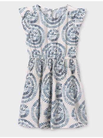 mayoral φορεμα βισκοζη σταμπτωτο 06975-021 blue σε προσφορά