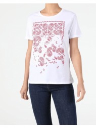 colins t-shirt short sleeve cl1053068-wht white