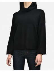 vero moda vmnancy ls cowlneck blouse ga boo 10249117-black black