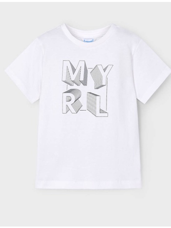 mayoral μπλουζα κοντομανικη βασικη 00170-028 white