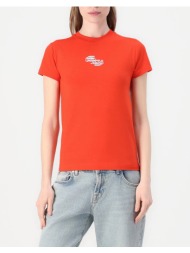 karl lagerfeld klj slim tee a2w17027-1or orange