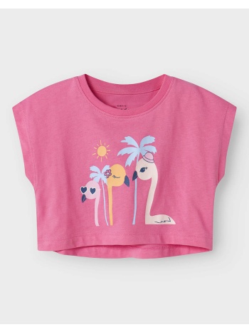 name it nmfvilma capsl crop top 13228148-carmine σε προσφορά