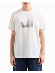 armani exchange t-shirt xm000555af10358-u0009 offwhite