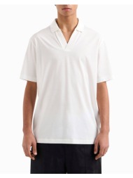 armani exchange polo shirt xm000492af10364-u0009 offwhite