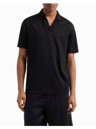 armani exchange polo shirt xm000492af10364-uc001 black