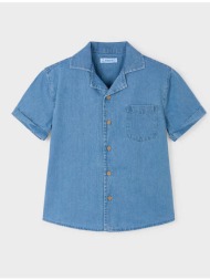mayoral πουκαμισο κοντομανικο τζιν 03116-031 jeanblue