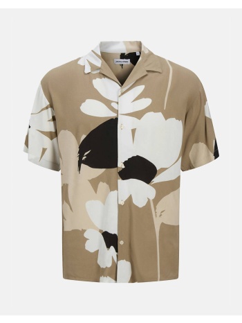 jack&jones jjjeff monochrome resort shirt ss σε προσφορά