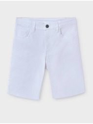 mayoral βερμουδα 5τσεπη βασικη 00231-038 white