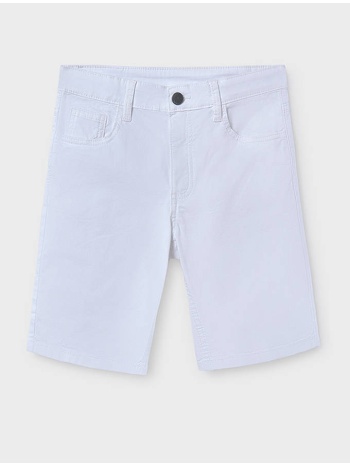 mayoral βερμουδα 5τσεπη βασικη 00231-038 white