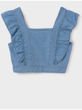 mayoral τοπ τζιν φαρδυ 06091-042 denimblue σε προσφορά