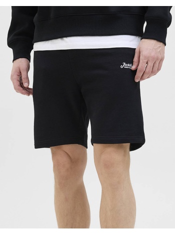 jack&jones jpstgordon beau sweat shorts mid 12268770-black σε προσφορά