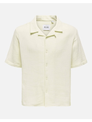 only&sons onskyle 0158 ss shirt noos 22029217-egret ecru σε προσφορά