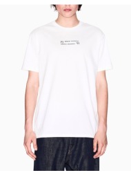 armani exchange t-shirt xm000539af10362-u0009 offwhite
