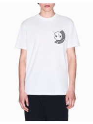 armani exchange t-shirt xm000556af10358-u0009 offwhite