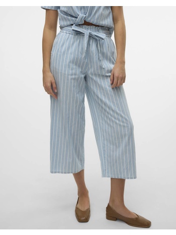 vero moda vmxenia hr chambray paperbag culotte σε προσφορά
