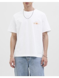 jack&jones jorcanggu summer picture tee ss cn 12277229-bright white white