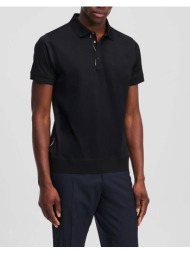 karl lagerfeld polo press button 745007-552200-990 black