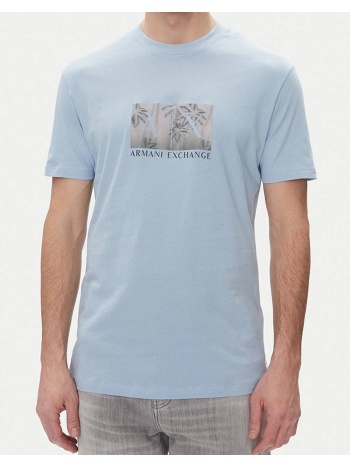 armani exchange t-shirt xm000555af10358-u9360 lightblue σε προσφορά