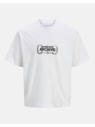 jack&jones jcodynamic bold tee ss crew neck 12273312-bright white white