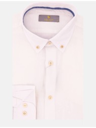 lexton πουκαμισo 11.35.jamaica button down-white white