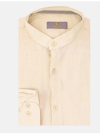 lexton πουκαμισo 11.35.jamaica mao-ecru ecru σε προσφορά