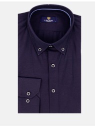 lexton πουκαμισο m/μ 11.35.orleans poplin-navy navyblue