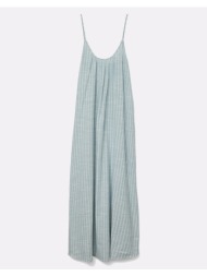 aware by vero moda vmkaori strap 7/8 dress vma 10329251-tourmalineclouddancer mixed