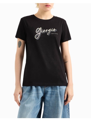 armani exchange t-shirt xw000542af10359-uc001 black σε προσφορά