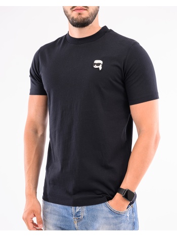 karl lagerfeld t-shirt crewneck 755710-552224-690 darkblue