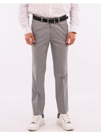 lexton παντελονι 09.35.dobby chino-grey gray σε προσφορά