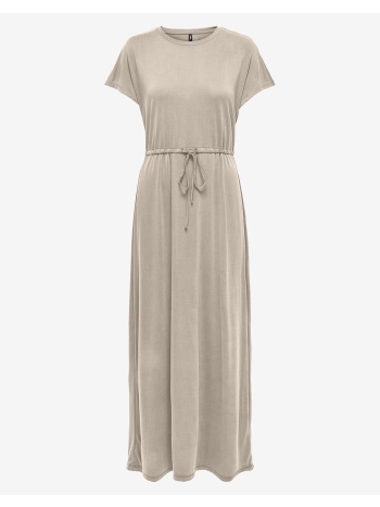 only onlhannah s/s long dress jrs 15348761-feather gray gray σε προσφορά