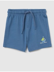 ovs short w/print 2349803-blue horizon earthblue