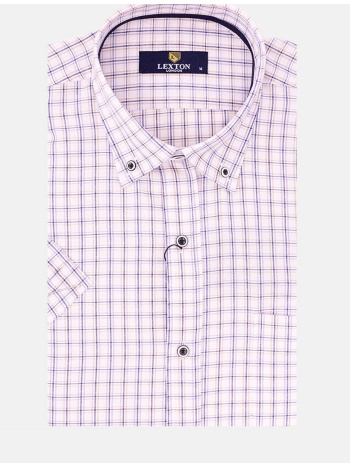 lexton πουκαμισο κ/μ 12.35.lavalshort sleeves-navy navyblue σε προσφορά