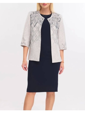 veto set σακακι- φορεμα 02-2751-blue darkblue