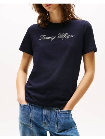 tommy hilfiger nos script regular c-nk ss ww0ww43459-02g