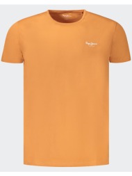 pepe jeans drop 2a original basic 3n μπλουζα ανδρικο pm508212-166/sundown or orange