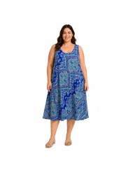 plus size midi φόρεμα με ...