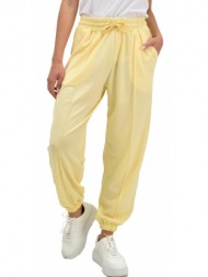 γυναικείο παντελόνι με λάστιχο κίτρινο 20248