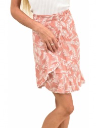 γυναικεία κρουαζέ mini φούστα ροζ 12218