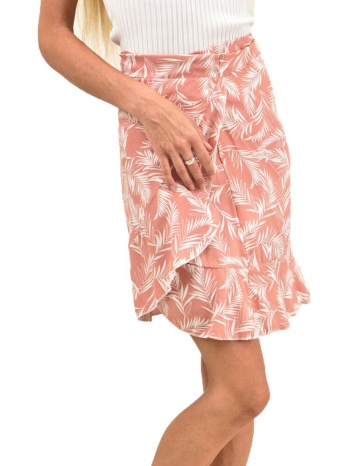 γυναικεία κρουαζέ mini φούστα ροζ 12218