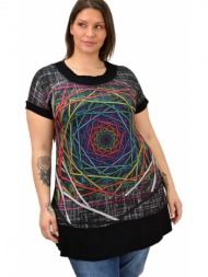 μπλουζοφόρεμα με τύπωμα ...