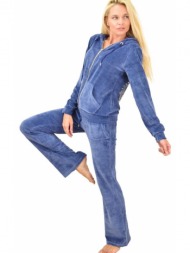 βελουτέ φόρμα σετ μπλε ...