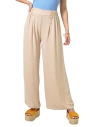 παντελόνι ψηλόμεσο με κουμπιά μπεζ 24209