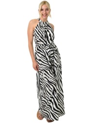 μάξι φόρεμα με ζεβρέ ...