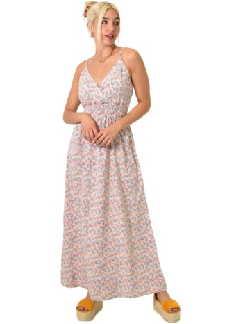 φόρεμα κρουαζέ φλοράρ σομόν 24990