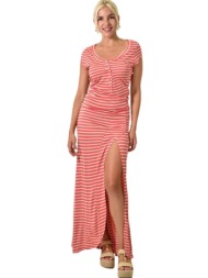 φόρεμα μακρύ με σκίσιμο ...