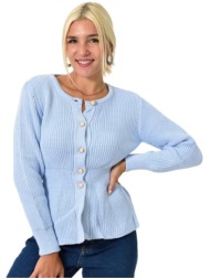 πλεκτή ζακέτα με κουμπιά ...